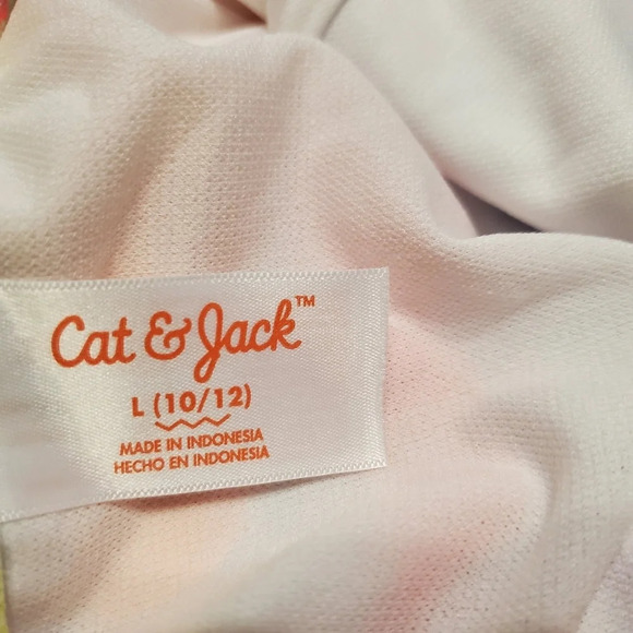 NWT Cat & Jack Girl's 2 PC Tie-Dye Tankini Swimsuit L 10/12 - Picture 4 of 6